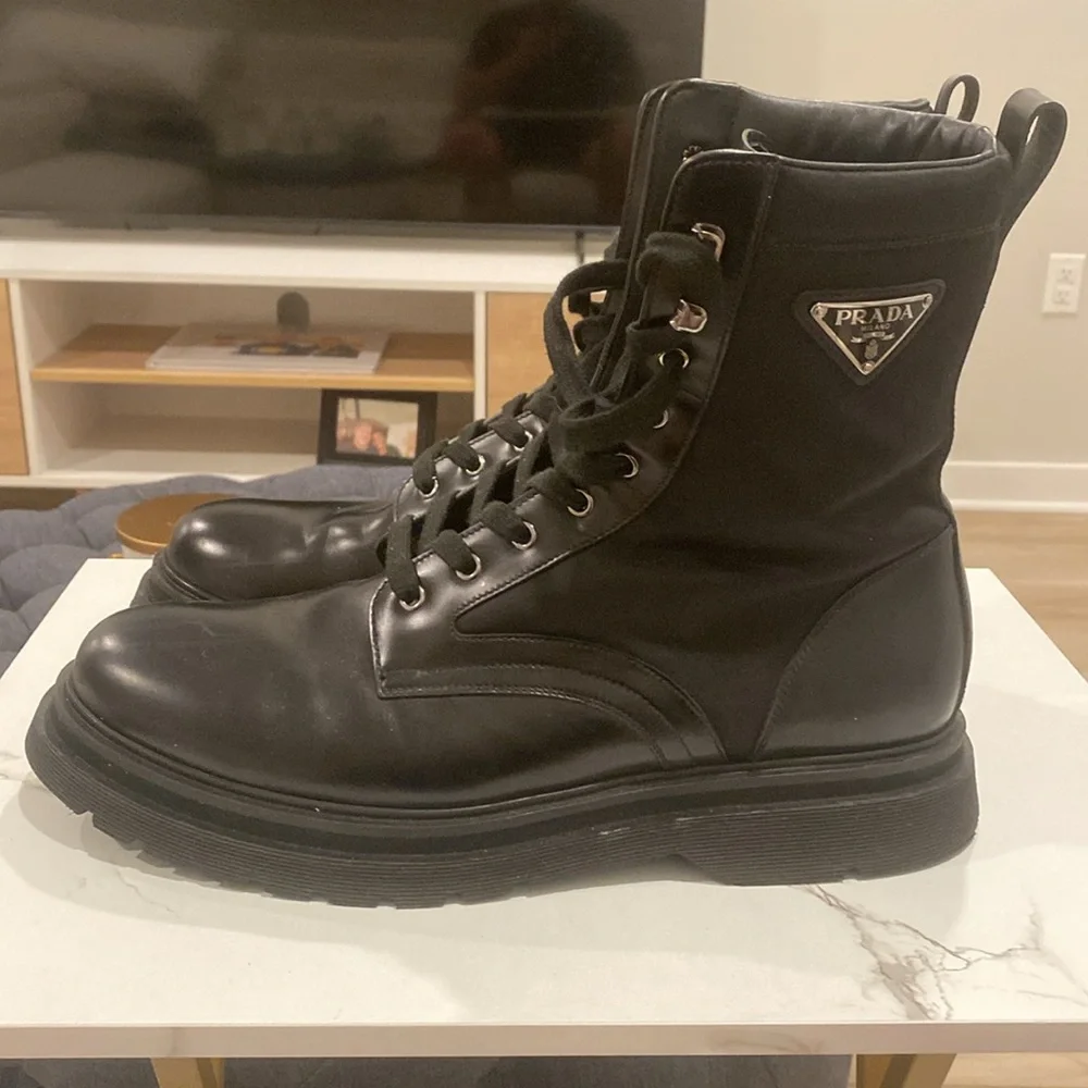 Prada men’s size 12 Boots in black - Picture 2 of 8